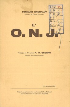 Documents parlementaires - La jonction directe à Bruxelles des parties nord et sud du réseau des Chemins de Fer Belges (scéance 1909-05-28)